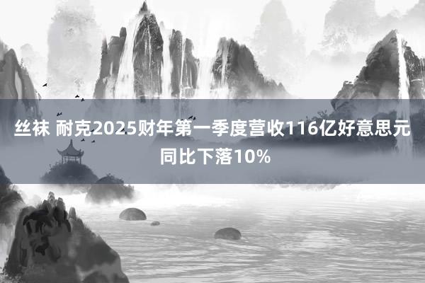 丝袜 耐克2025财年第一季度营收116亿好意思元 同比下落10%