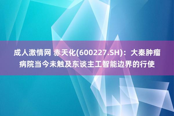 成人激情网 赤天化(600227.SH)：大秦肿瘤病院当今未触及东谈主工智能边界的行使