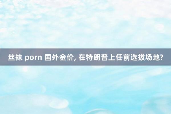 丝袜 porn 国外金价， 在特朗普上任前选拔场地?