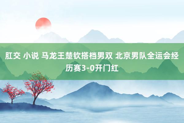 肛交 小说 马龙王楚钦搭档男双 北京男队全运会经历赛3-0开门红