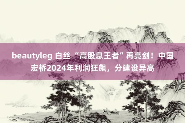 beautyleg 白丝 “高股息王者”再亮剑！中国宏桥2024年利润狂飙，分建设异高