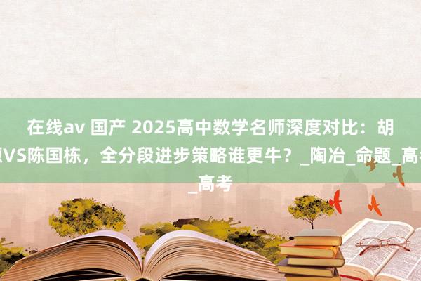 在线av 国产 2025高中数学名师深度对比：胡源VS陈国栋，全分段进步策略谁更牛？_陶冶_命题_高考