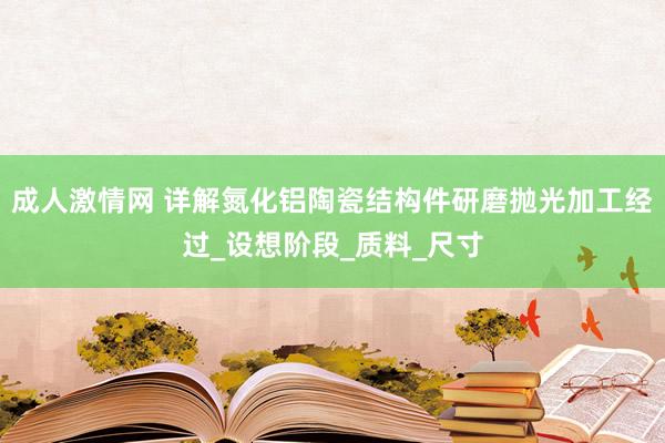 成人激情网 详解氮化铝陶瓷结构件研磨抛光加工经过_设想阶段_质料_尺寸