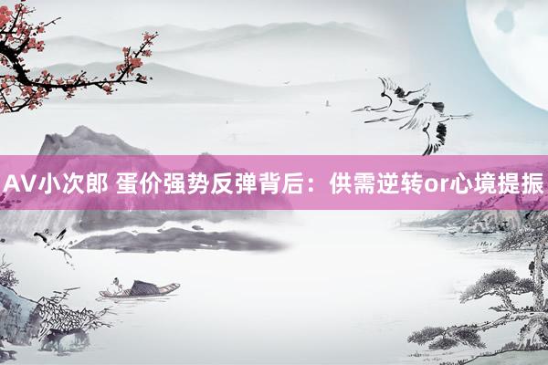 AV小次郎 蛋价强势反弹背后：供需逆转or心境提振