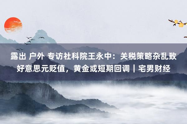 露出 户外 专访社科院王永中：关税策略杂乱致好意思元贬值，黄金或短期回调｜宅男财经